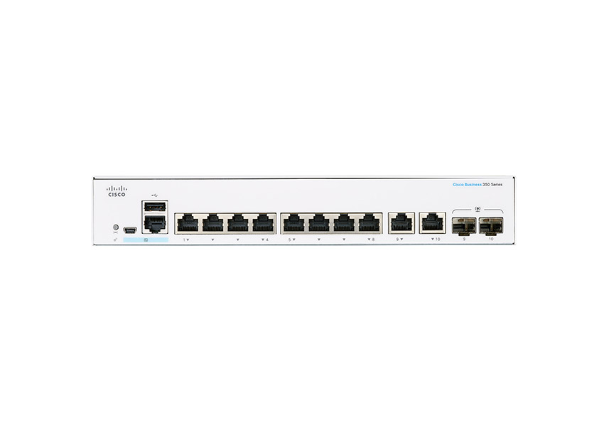 Cisco CBS350-8FP-E-2G-UK 8-port L3 GE Managed PoE Switch